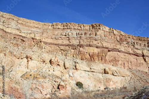 Capitol Reef National Park  Utah  in winter 