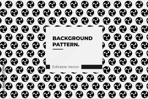 japanese pattern background vector history family crests mitsudomoe