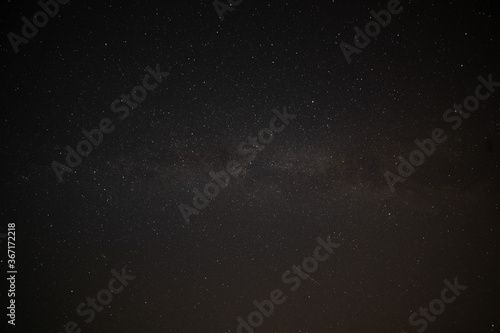 Milchstraße am Himmel bei Nacht in guter Auflösung. Geeignet für Himmel Austausch oder Hintergrund - unbearbeitet 