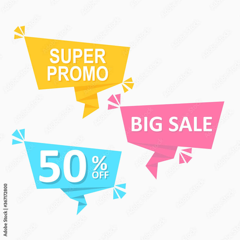 set of colorful speech bubbles flat label geometric price tag promotion set of colorful speech bubbles flat label geometric price tag promotion