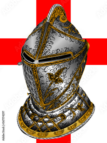 A lords knight helmet