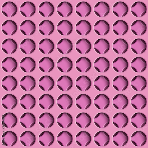 Vector paper cut geometric modern background