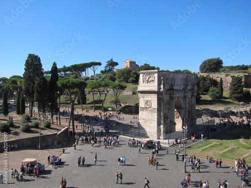 roman forum in rome italy