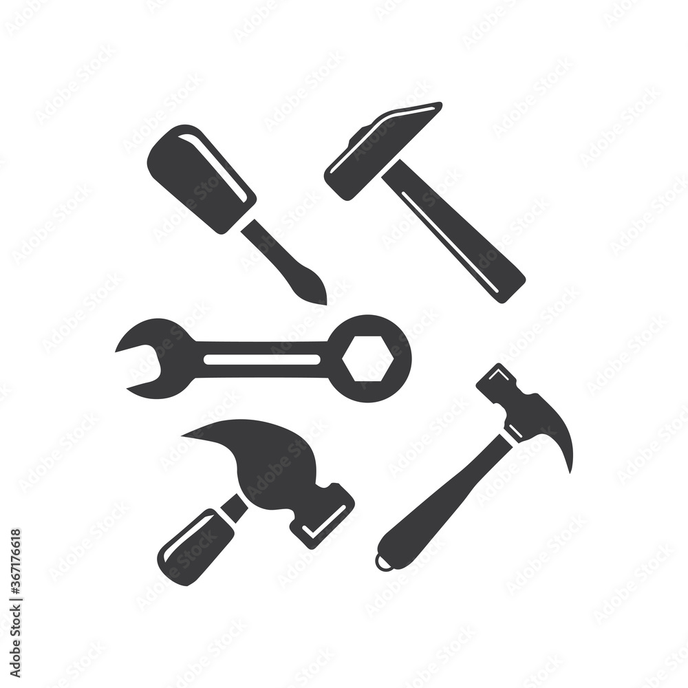 Service Tools vector icon illustration design template Service Tools vector icon illustration design template