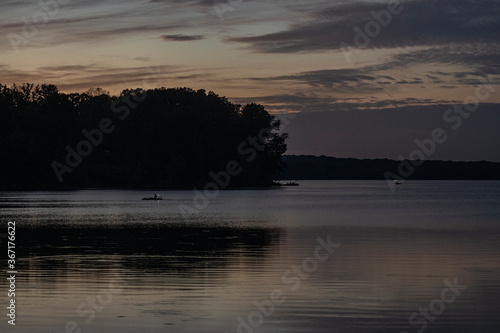 Sunset over Lake © Stonewolf