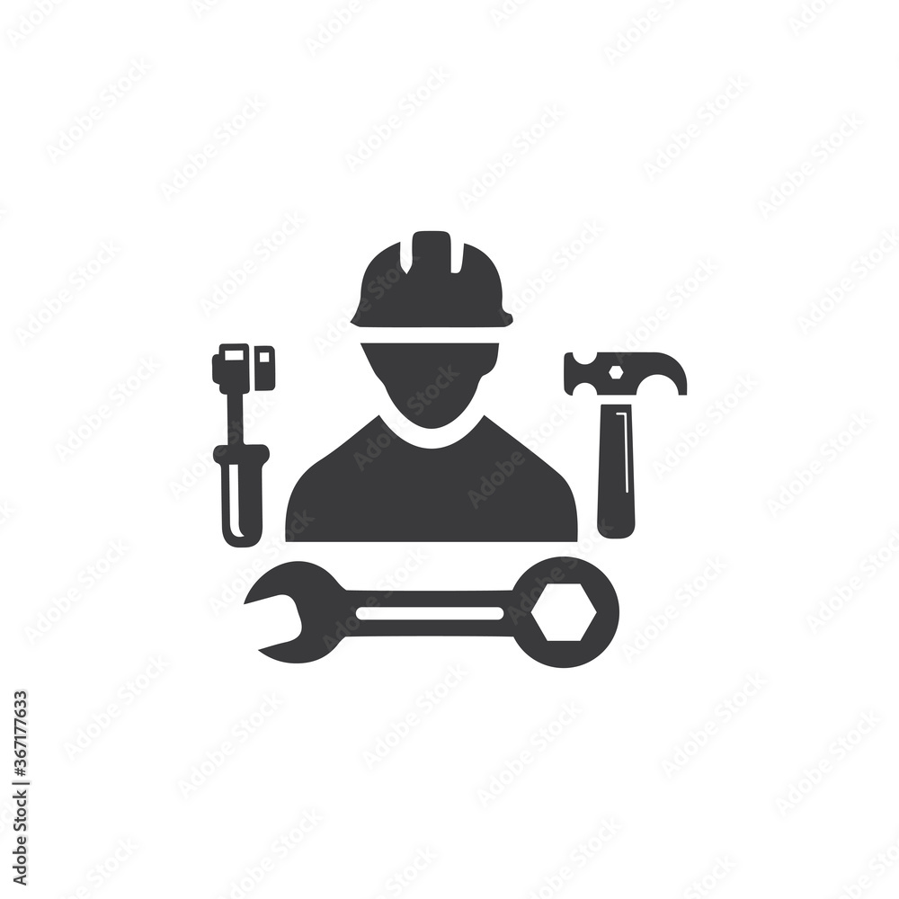 Service Tools vector icon illustration design template Service Tools vector icon illustration design template
