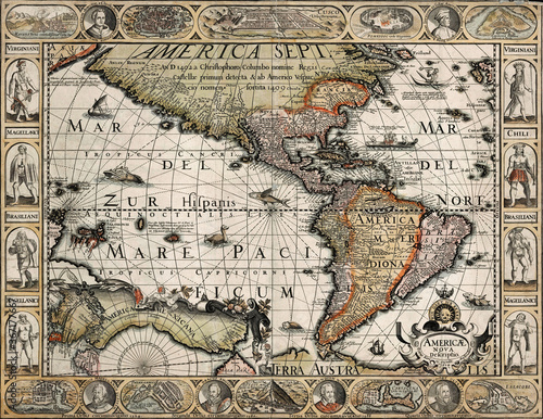 Map of America 1614