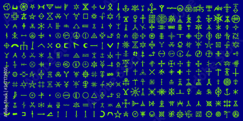 Non binary futuristic cyberspace code background. Digital alien matrix technology programming language alphabet. Cyber data decryption and encryption. Hacker concept. Quantum computers. Vector .