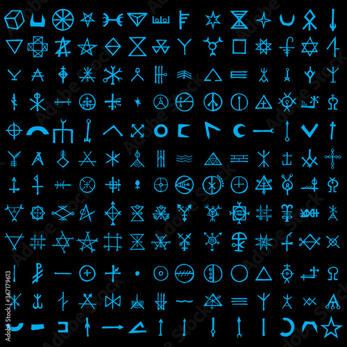 Non binary futuristic cyberspace code background. Digital alien matrix technology programming language alphabet. Cyber data decryption and encryption. Hacker concept. Quantum computers. Vector .