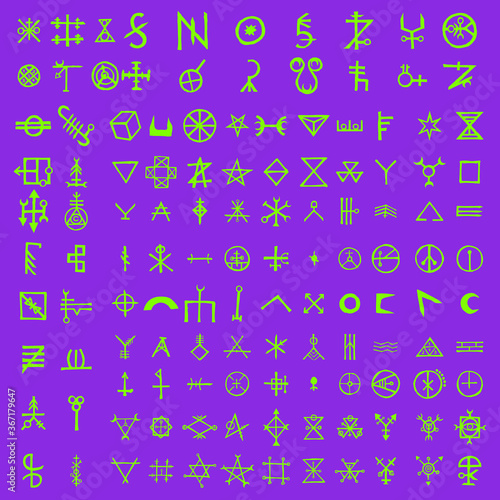 Non binary futuristic cyberspace code background. Digital alien matrix technology programming language alphabet. Cyber data decryption and encryption. Hacker concept. Quantum computers. Vector .