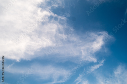 Blue sky with cloud background