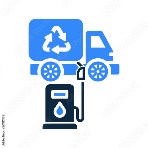 Gas, oil, station icon / vector graphics