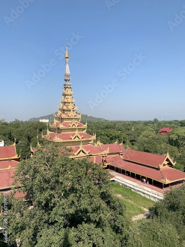 Palais royal    Mandalay  Myanmar 
