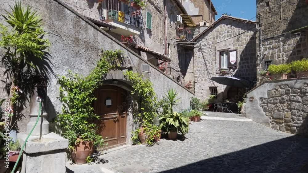Castelnuovo di Porto, beautiful village in the province of Rome, Lazio, Italy. Castelnuovo di Porto, beautiful village in the province of Rome, Lazio, Italy.