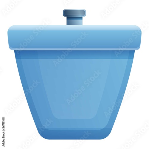 Bath bidet icon. Cartoon of bath bidet vector icon for web design isolated on white background