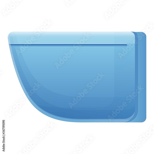 Wall bidet icon. Cartoon of wall bidet vector icon for web design isolated on white background