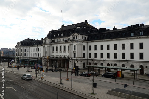 Building landmark in Stockholm, Sweden