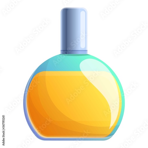 Dressing room perfume bottle icon. Cartoon of dressing room perfume bottle vector icon for web design isolated on white background