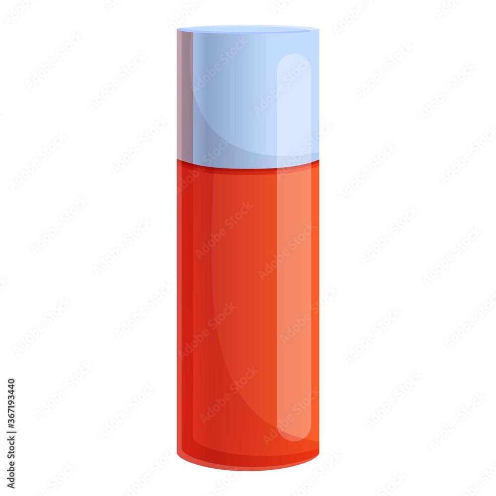 Hair foam bottle icon. Cartoon of hair foam bottle vector icon for web design isolated on white background Hair foam bottle icon. Cartoon of hair foam bottle vector icon for web design isolated on white background