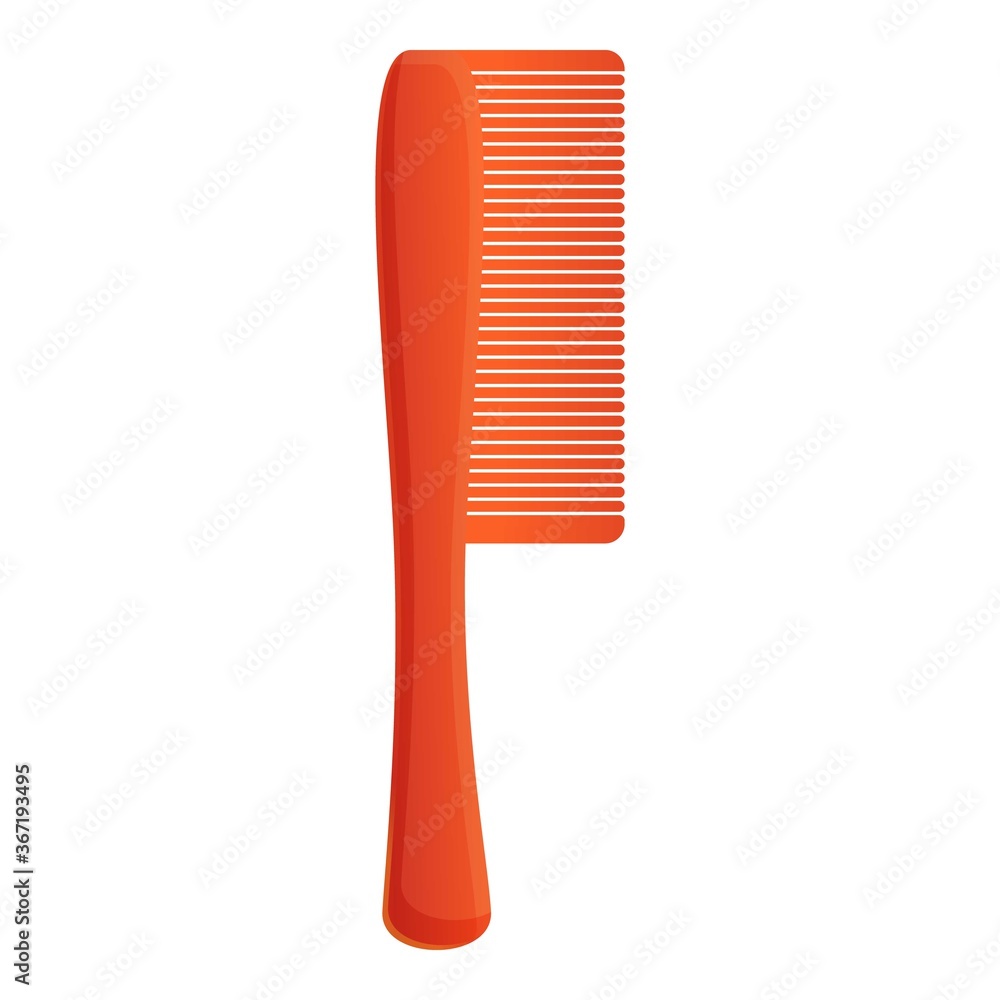 Dressing room comb icon. Cartoon of dressing room comb vector icon for web design isolated on white background Dressing room comb icon. Cartoon of dressing room comb vector icon for web design isolated on white background