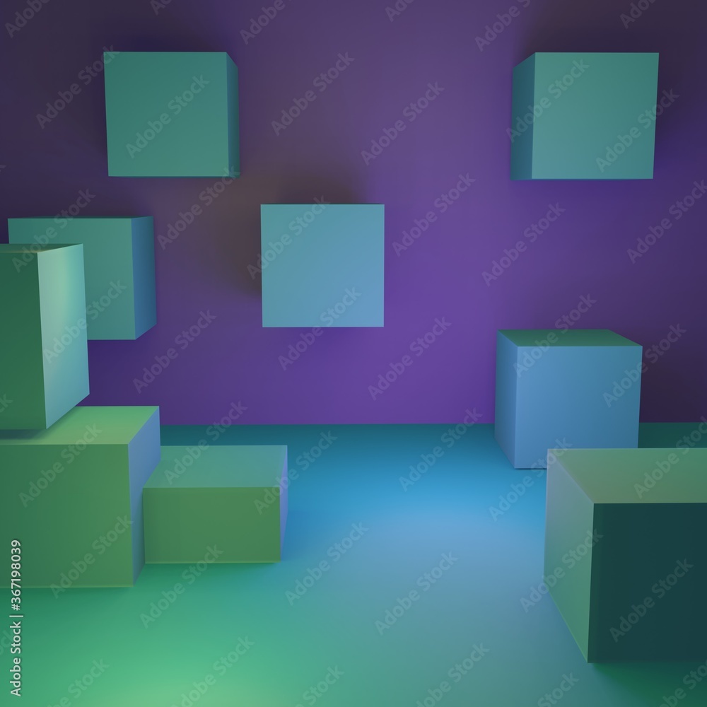 multi-colored volumetric 3d geometric shapes. abstract background of rendered. multi-colored volumetric 3d geometric shapes. abstract background of rendered.