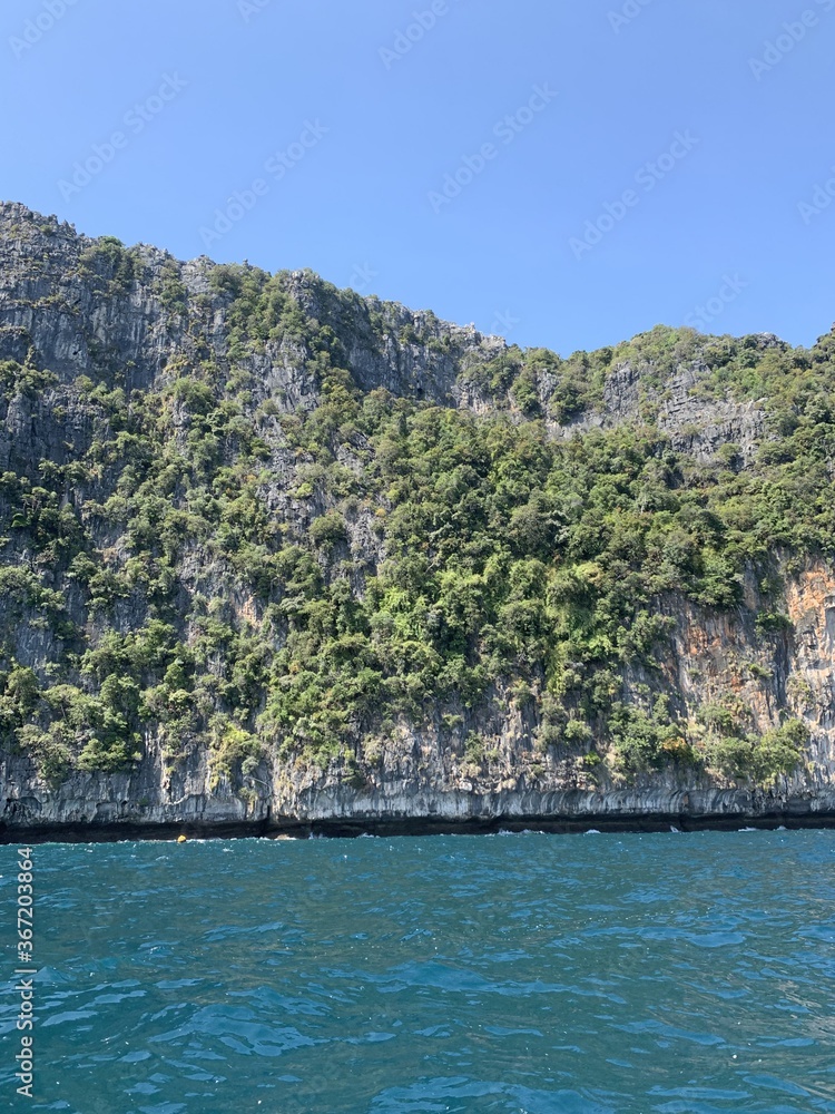 Naklejka premium Littoral de Koh Phi Phi Leh, Thaïlande