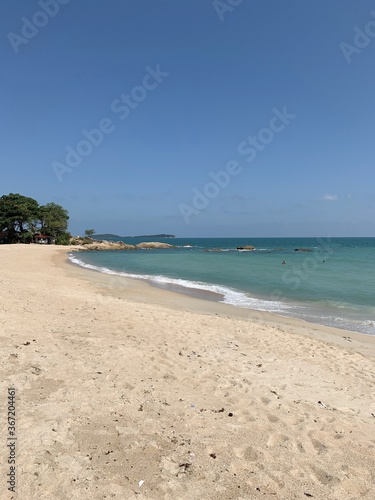 Plage de sable blanc    Ko Samui  Tha  lande