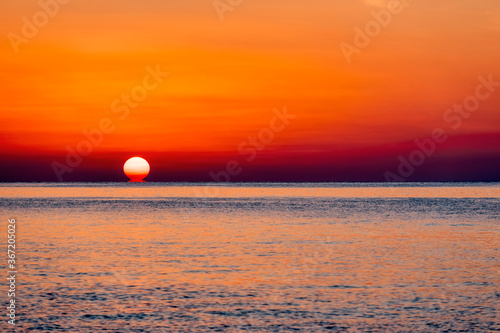 Sunrise over Mediterranean Sea