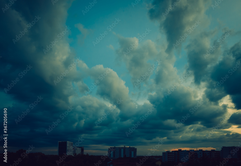 clouds over city clouds over city