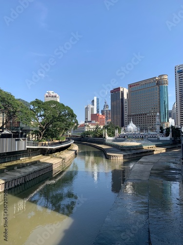 Photography Mosquée Jamek à Kuala Lumpur, Malaisie