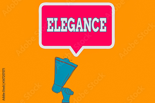Fotografija Writing note showing Elegance