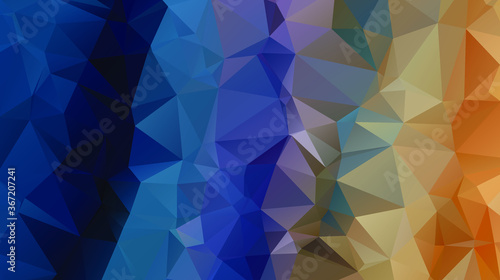 Light luxury Gold vector polygon abstract layout   Low Poly Background . vector blurry triangle texture. Brand new colorful illustration in with gradient. Brand new style for your business design.