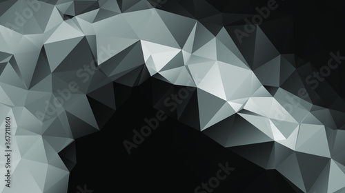 Light luxury Gold vector polygon abstract layout , Low Poly Background . vector blurry triangle texture. Brand new colorful illustration in with gradient. Brand new style for your business design.