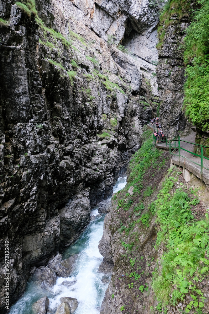 Travel destination Breitachklamm in the allgaeu alps, Bavaria, Germany, Europe Travel destination Breitachklamm in the allgaeu alps, Bavaria, Germany, Europe