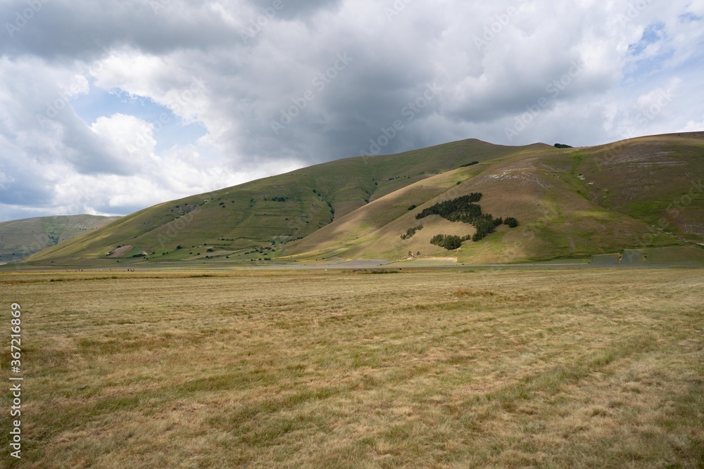 Fototapeta premium italia a castelluccio di norcia