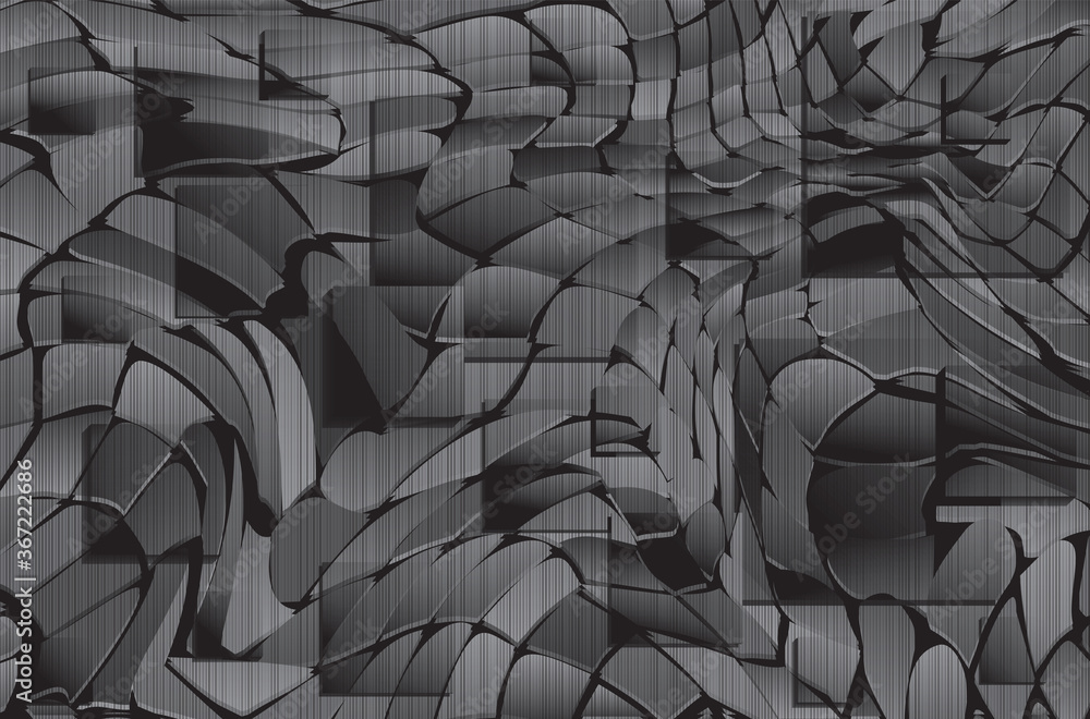 Fototapeta premium Abstract cubes background. Wallpaper