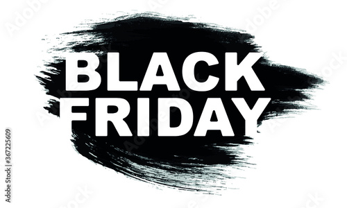 black friday shopping spree label design, vector, banner.