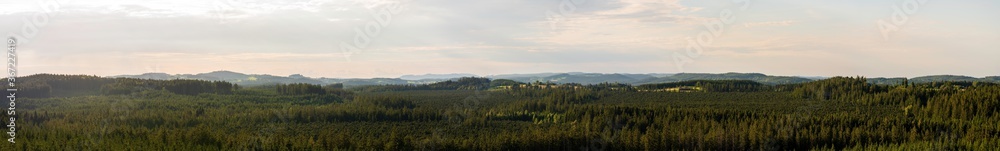 Naturschutzgebiet Tannermoor Panorama bei Liebenau Oberösterreich