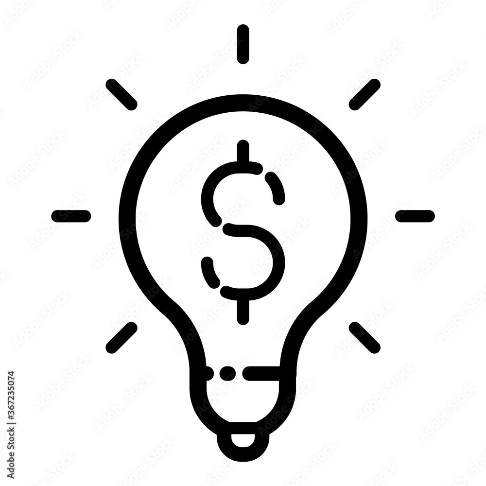 Business Idea Flat Icon Isolated On White Background Business Idea Flat Icon Isolated On White Background