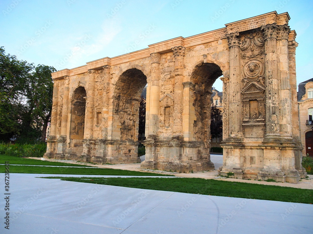 porte de Mars, à Reims dans la Marne