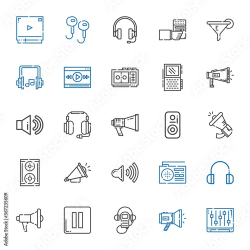 volume icons set