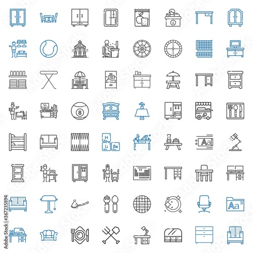 table icons set