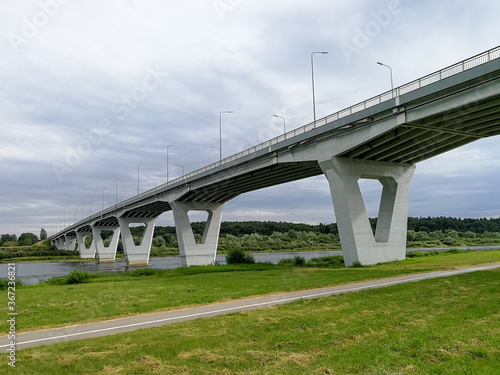 Jurbarkas-Kiduliai Bridge in Jurbarkas, Lithuania