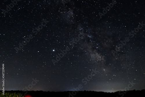 The Milky Way in the North