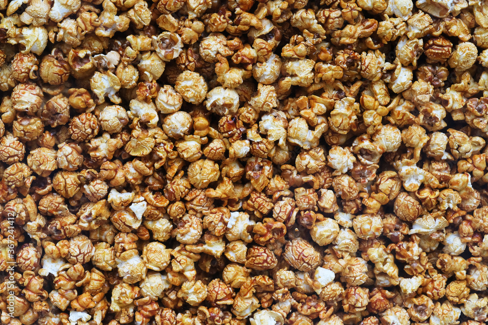 full frame of popcorn background full frame of popcorn background