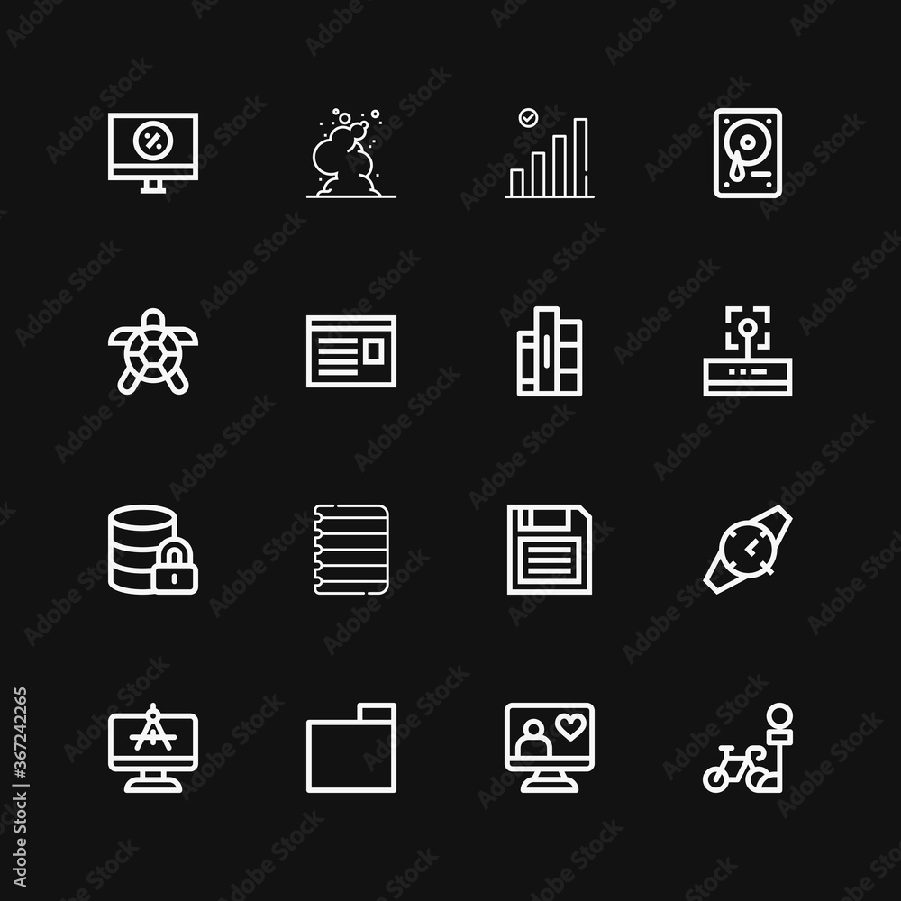 Editable 16 information icons for web and mobile Editable 16 information icons for web and mobile