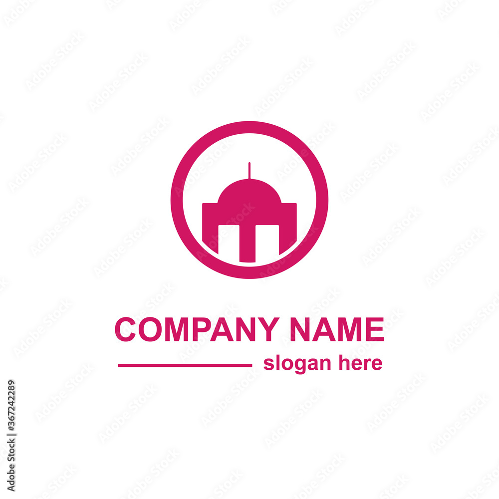 Fototapeta premium mosque logo