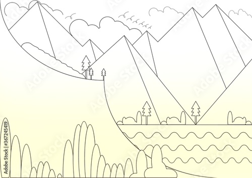 vector illustration of an abstract background