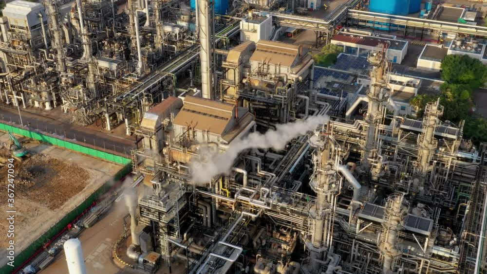 Industry plant in Hong Kong from top Industry plant in Hong Kong from top