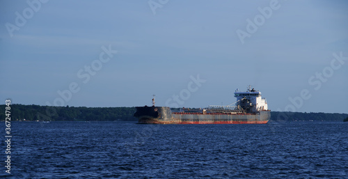 A tanker on the St. Lawerence River